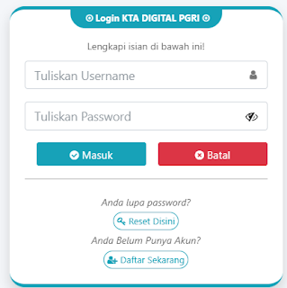 Register PGRI Temanggung - Persatuan Guru Republik Indonesia Cabang Kabupaten Temanggung
